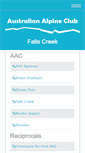Mobile Screenshot of aacfallscreek.com